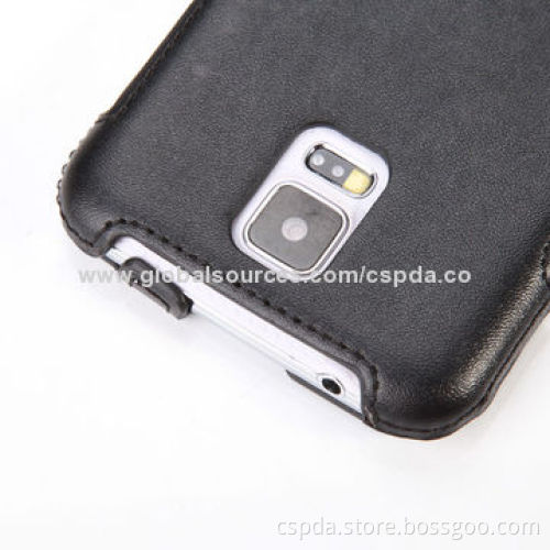 Flip PU Leather Cold Shape Cases for Samsung Galaxy S5, Different Colors are Available